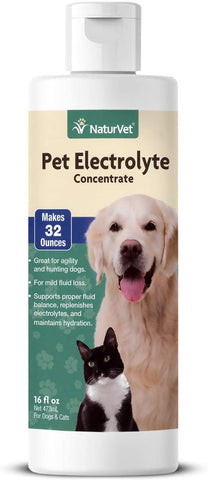 NaturVet – Pet Electrolyte Concentrate for Dogs & Cats - Duelenterprises.com